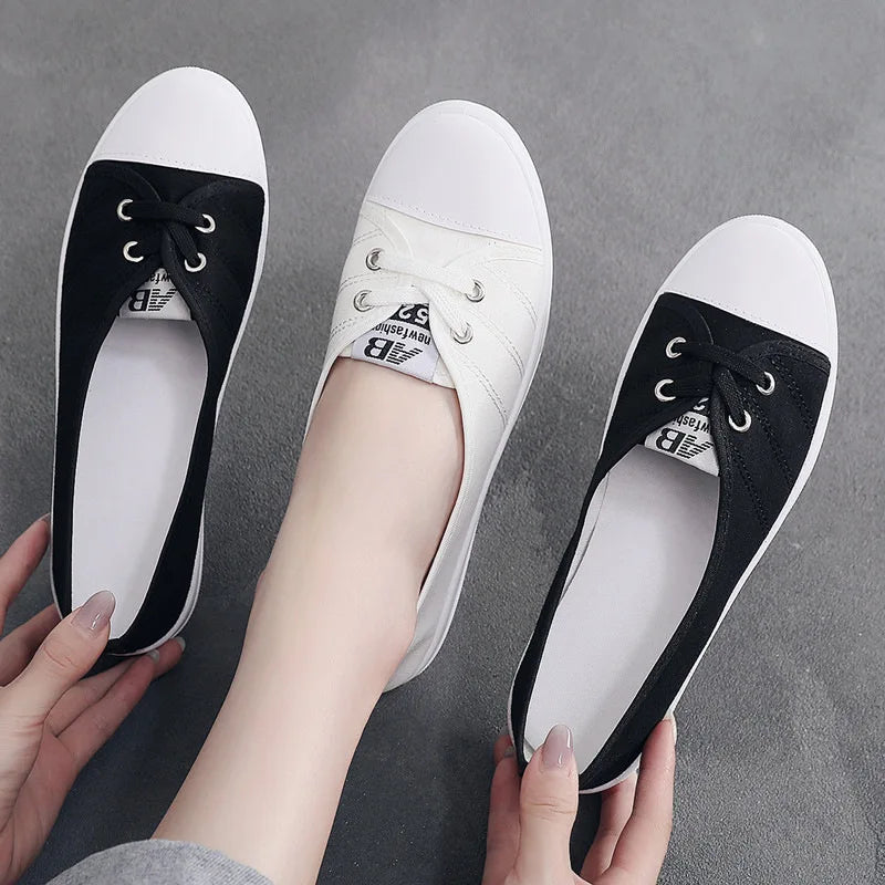 Women Trendy Shoes Canvas Shoes