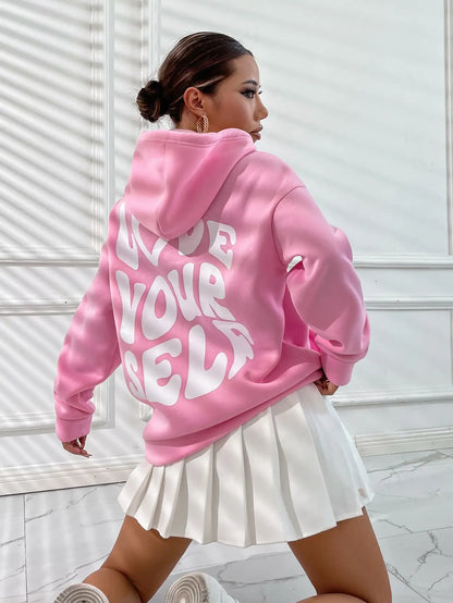 Trendy Bliss: Love Yourself Hoodie