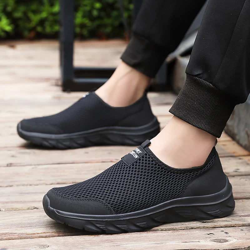 Men's Sneakers Breathable Men Casual Shoes Outdoor Male Slip On Loafers Walking Sneakers Tennis For Men