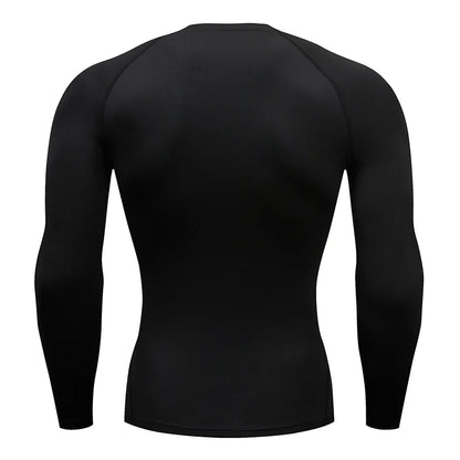 Men Running T-shirt Long sleeves Sport Tees Gym Fitness Sweatshirt