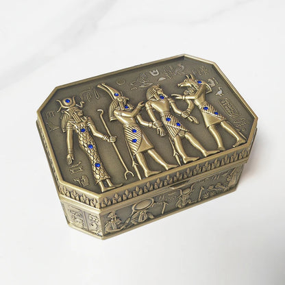 pharonic Sun God  metal Jewelry Box