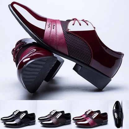 New Fashion classic British Men's Leather Shoes Formal  business & Wedding Shoes