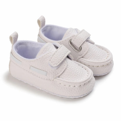 boy and girl Spring Shoe Newborn Walking Shoe White Soft-soled Sneaker 0-18 months (Non-Slipper)