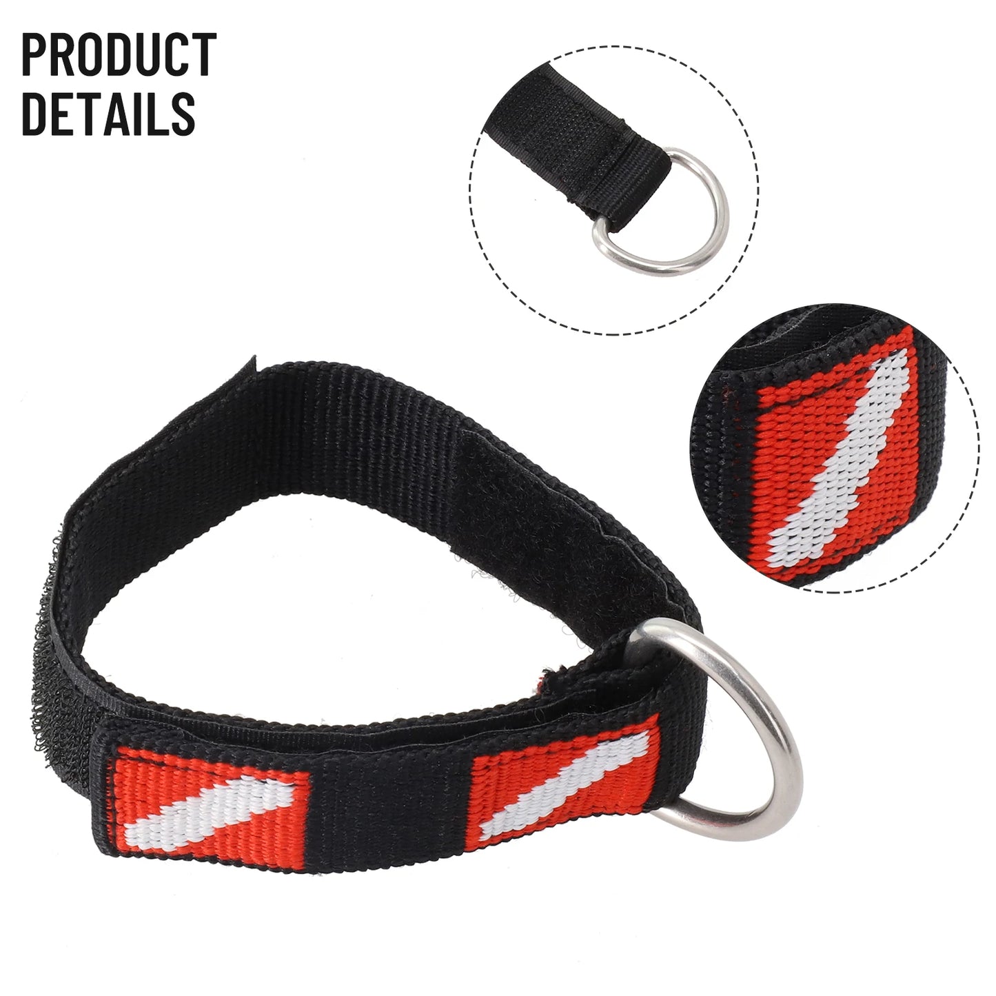 Adjustable Scuba Diving Wrist Strap - 1pc