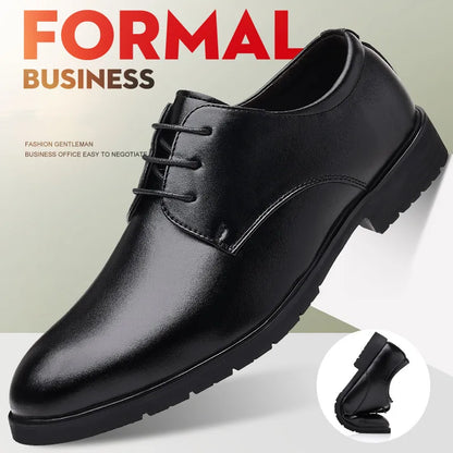 High Quality Formal Leather Men Dress Shoes Breathable Men's Shoes Italian Luxury Brand