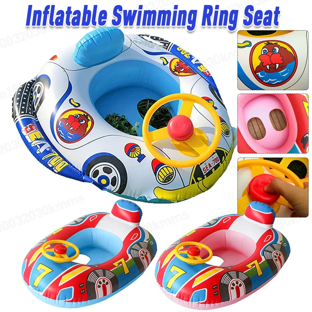 Inflatable Baby Swimming Rings Seat Floating