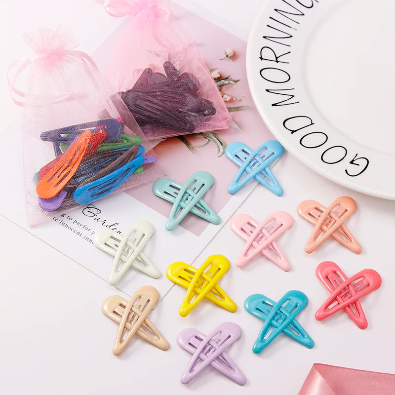 Colorful Hair Clips Set - 10-40pcs