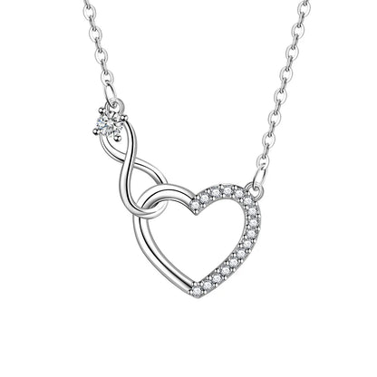 Love Lustre: Sterling Silver Heart Necklace