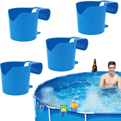 Swimming pool cup holder storage rack Swimming pool beverage beer cup holder