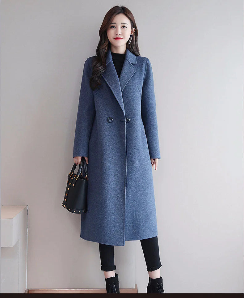 Stylish Medium Wool Coat for Luxe Comfort