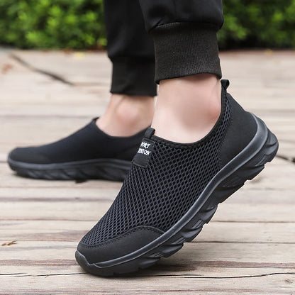 Men's Sneakers Breathable Men Casual Shoes Outdoor Male Slip On Loafers Walking Sneakers Tennis For Men