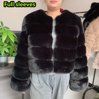 Winter Glam: High Quality Fur Jacket