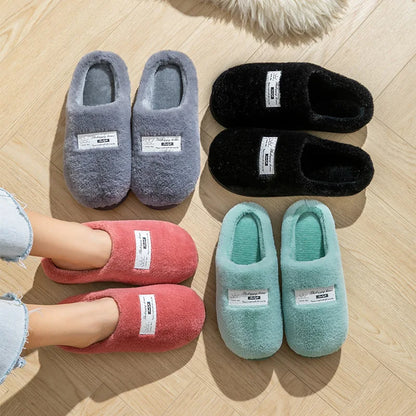 Cotton slippers for men and  women's home use in winter