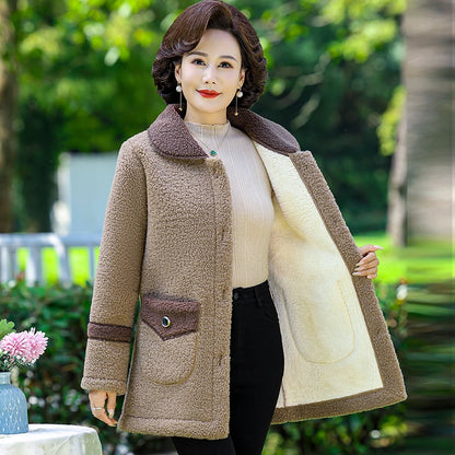 Autumn Winter Women Jacket Warm Coat Ladies Lamb Female Jacket