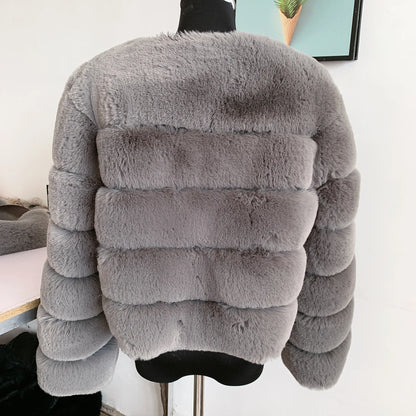 Winter Glam: High Quality Fur Jacket