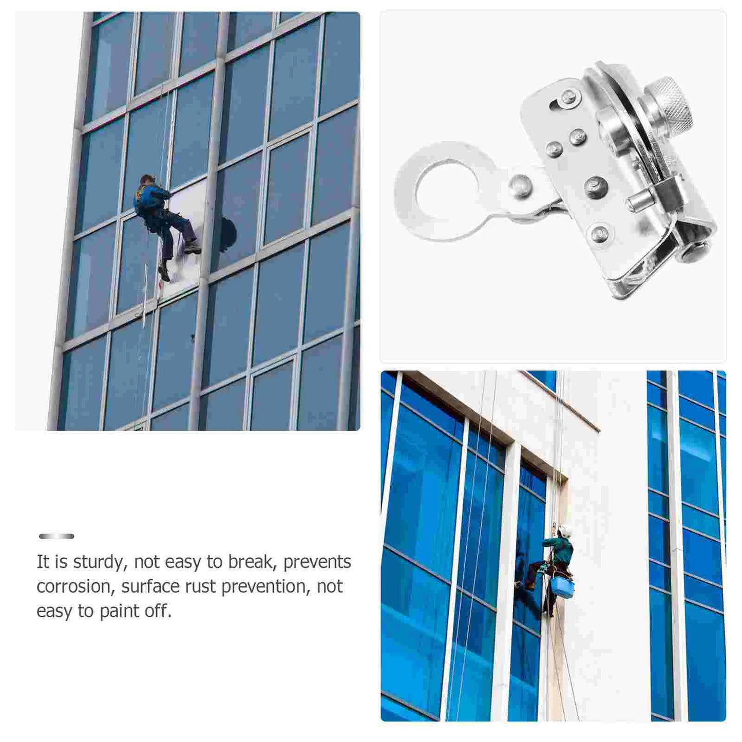 Exterior Wall Cleaning Safety Rope Self-Locking Device Climbing