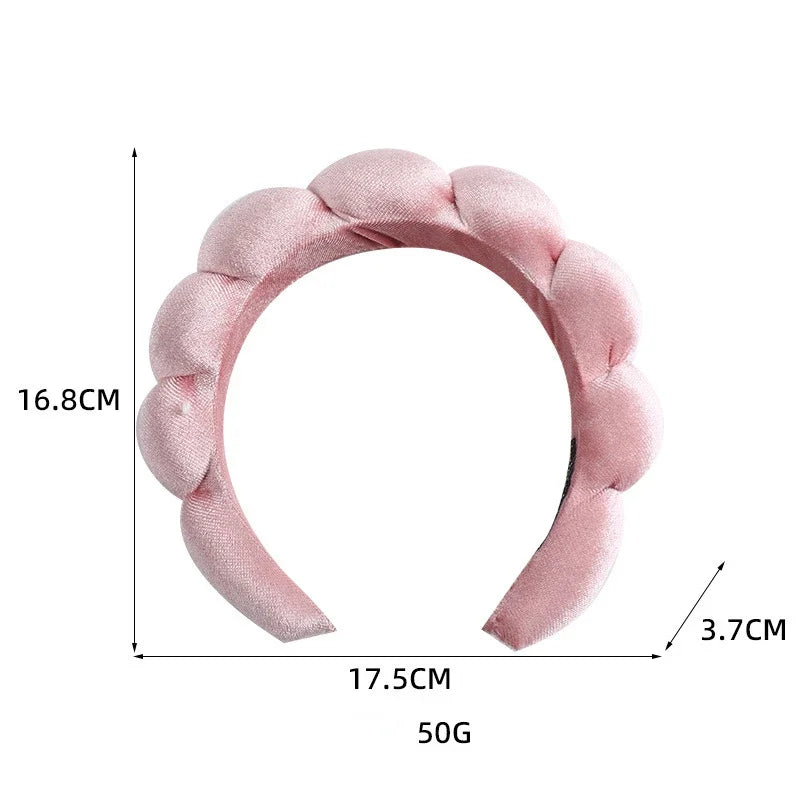 Sponge Headbands for Women Girls Puffy Hair Band Makeup