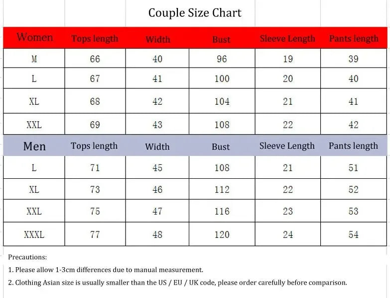 Men & Women Solid Color Sleepwear Silk Satin Pajamas Couple Set Short-sleeved Pyjamas